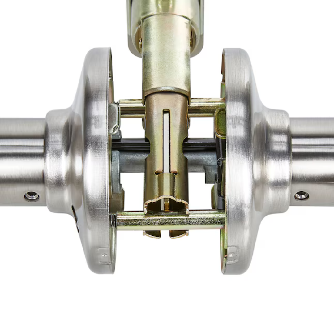 Mowvera Satin Nickel Interior Privacy Door Handle