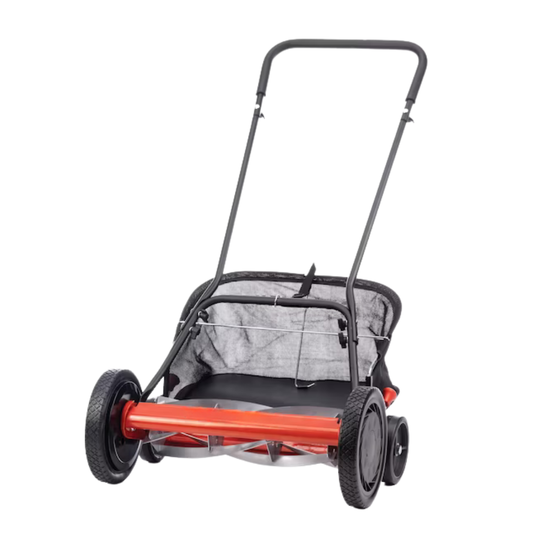 Mowvera 18-Inches 5 Reel Bagger Lawn Mower